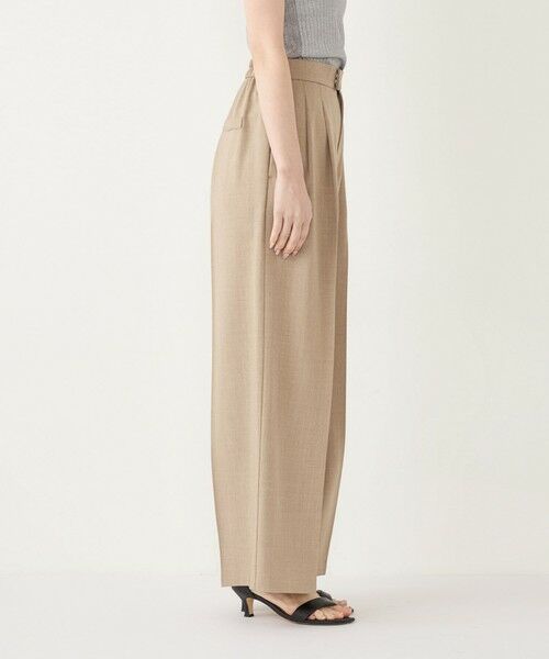 SHIPS / シップス その他パンツ | SHIPS Colors:〈手洗い可能〉 メランジ タック ワイドパンツ | 詳細15