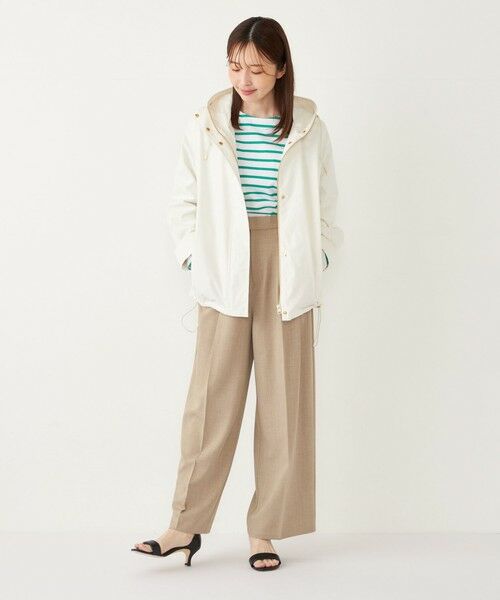 SHIPS / シップス その他パンツ | SHIPS Colors:〈手洗い可能〉 メランジ タック ワイドパンツ | 詳細23