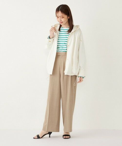 SHIPS / シップス その他パンツ | SHIPS Colors:〈手洗い可能〉 メランジ タック ワイドパンツ | 詳細24