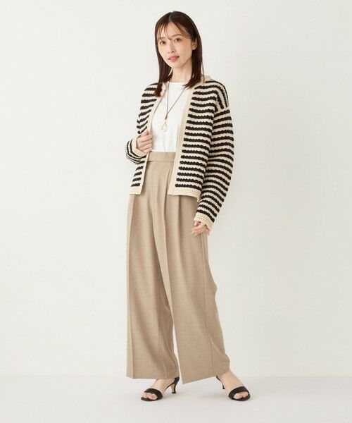 SHIPS / シップス その他パンツ | SHIPS Colors:〈手洗い可能〉 メランジ タック ワイドパンツ | 詳細26