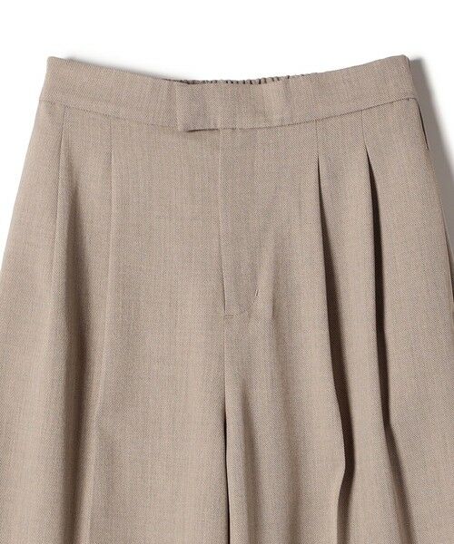 SHIPS / シップス その他パンツ | SHIPS Colors:〈手洗い可能〉 メランジ タック ワイドパンツ | 詳細5