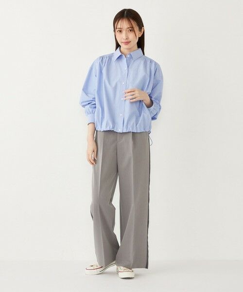 SHIPS / シップス その他パンツ | SHIPS Colors:〈手洗い可能〉サテン サイドライン パンツ | 詳細22