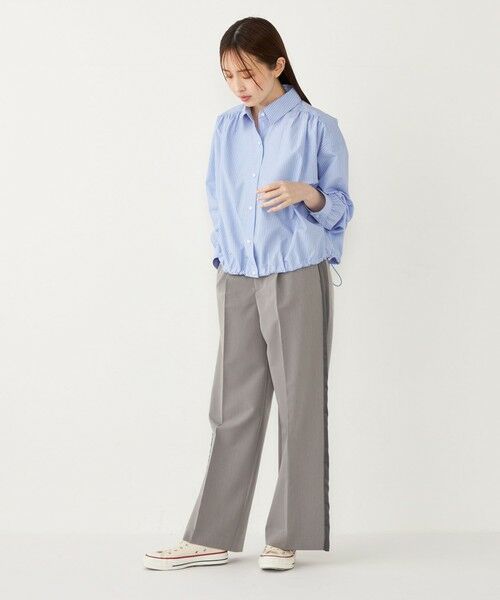 SHIPS / シップス その他パンツ | SHIPS Colors:〈手洗い可能〉サテン サイドライン パンツ | 詳細23