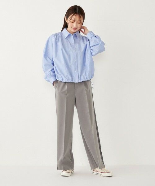 SHIPS / シップス その他パンツ | SHIPS Colors:〈手洗い可能〉サテン サイドライン パンツ | 詳細24