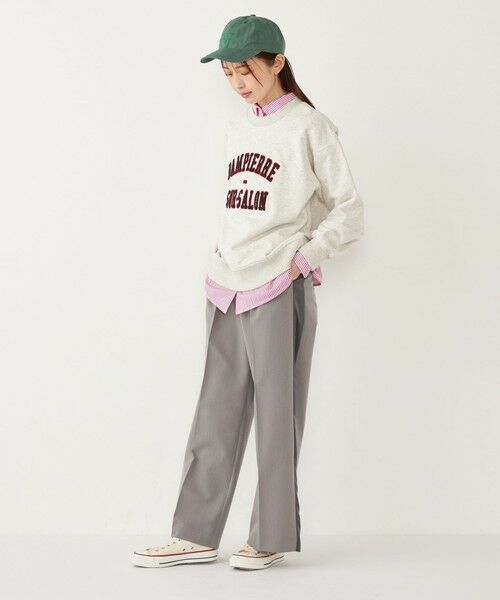 SHIPS / シップス その他パンツ | SHIPS Colors:〈手洗い可能〉サテン サイドライン パンツ | 詳細25