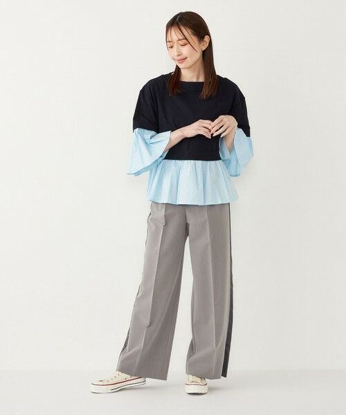 SHIPS / シップス その他パンツ | SHIPS Colors:〈手洗い可能〉サテン サイドライン パンツ | 詳細28