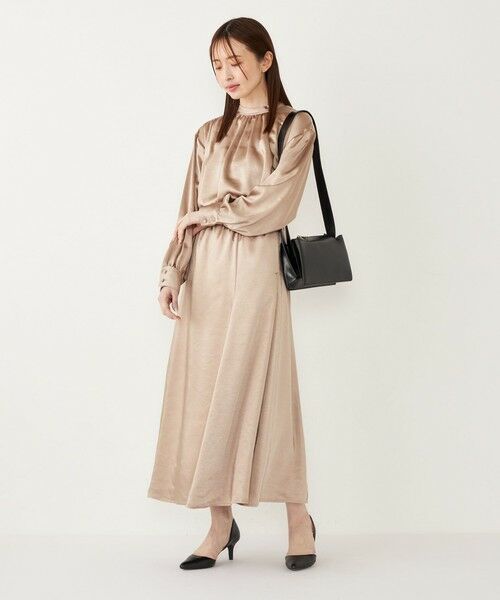 SHIPS / シップス ロング・マキシ丈スカート | SHIPS Colors:〈手洗い可能〉サテン マーメイド スカート | 詳細12