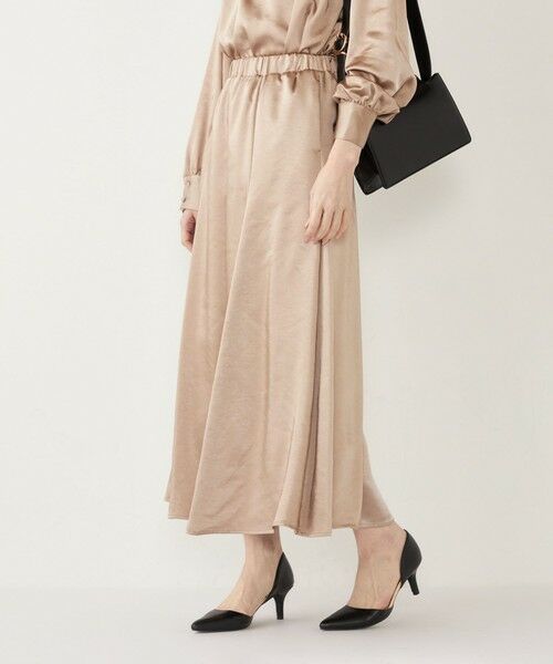 SHIPS / シップス ロング・マキシ丈スカート | SHIPS Colors:〈手洗い可能〉サテン マーメイド スカート | 詳細13