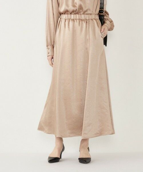 SHIPS for women/シップスウィメン SHIPS Colors:〈手洗い可能〉サテン マーメイド スカート カーキ ONE SIZE SHIPS for women/シップスウィメン SHIPS Colors:〈手洗い可能〉サテン マーメイド スカート カーキ ONE SIZE