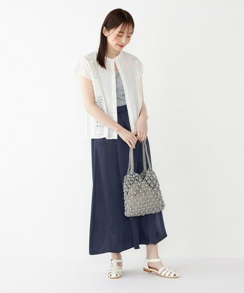 SHIPS / シップス ロング・マキシ丈スカート | SHIPS Colors:〈手洗い可能〉サテン マーメイド スカート | 詳細30