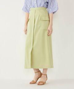 SHIPS / シップス ミニ・ひざ丈スカート | SHIPS Colors:〈手洗い可能〉ブッチャー ポケット スカート