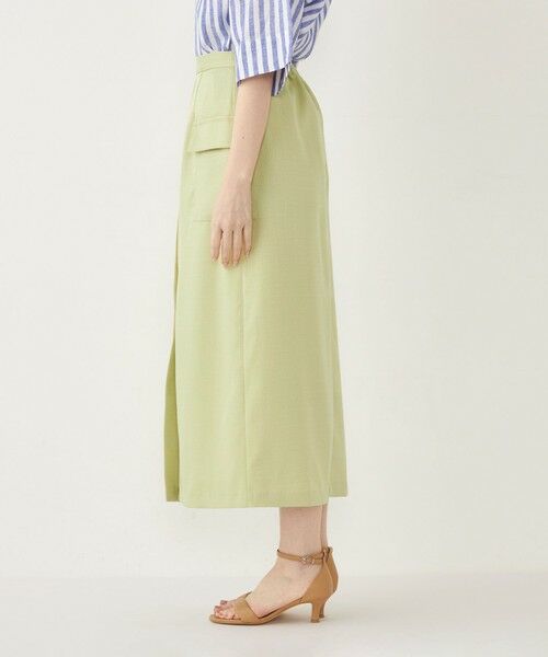 SHIPS / シップス ミニ・ひざ丈スカート | SHIPS Colors:〈手洗い可能〉ブッチャー ポケット スカート | 詳細14