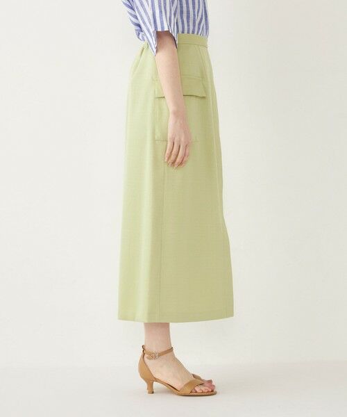 SHIPS / シップス ミニ・ひざ丈スカート | SHIPS Colors:〈手洗い可能〉ブッチャー ポケット スカート | 詳細16