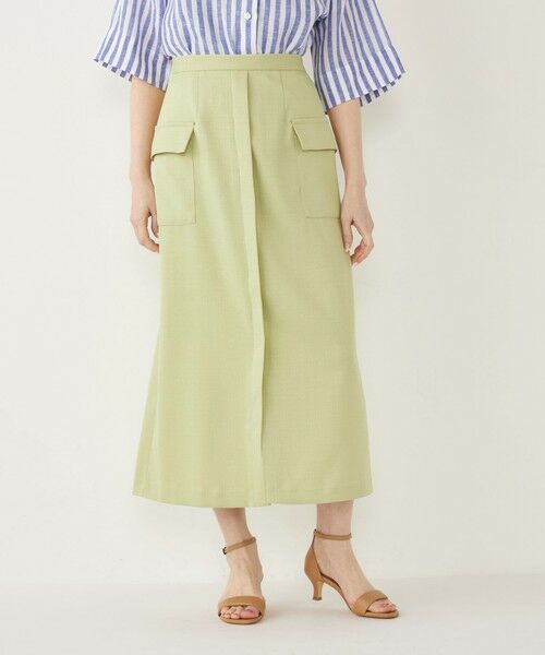 SHIPS / シップス ミニ・ひざ丈スカート | SHIPS Colors:〈手洗い可能〉ブッチャー ポケット スカート | 詳細19