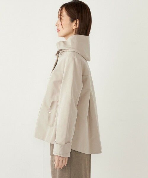 SHIPS / シップス その他アウター | SHIPS Colors:〈手洗い可能〉フードカラー ショートコート | 詳細4