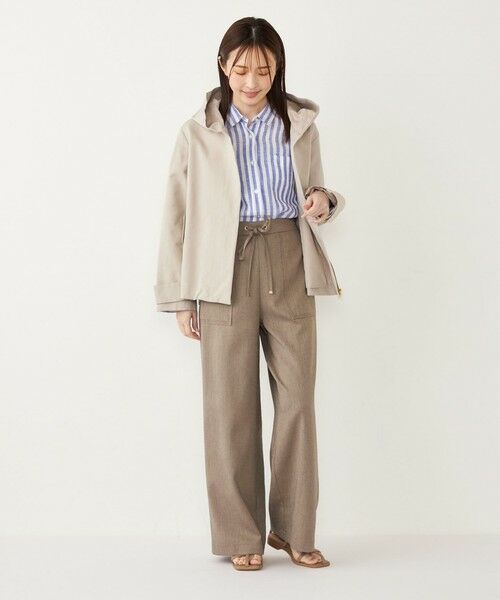 SHIPS / シップス その他アウター | SHIPS Colors:〈手洗い可能〉フードカラー ショートコート | 詳細7