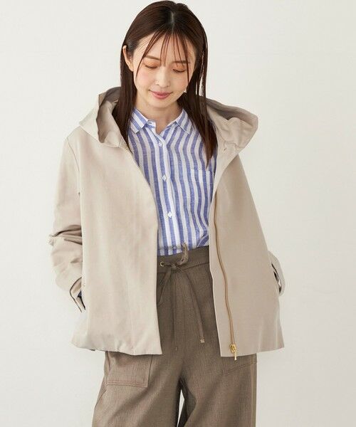 SHIPS / シップス その他アウター | SHIPS Colors:〈手洗い可能〉フードカラー ショートコート | 詳細8