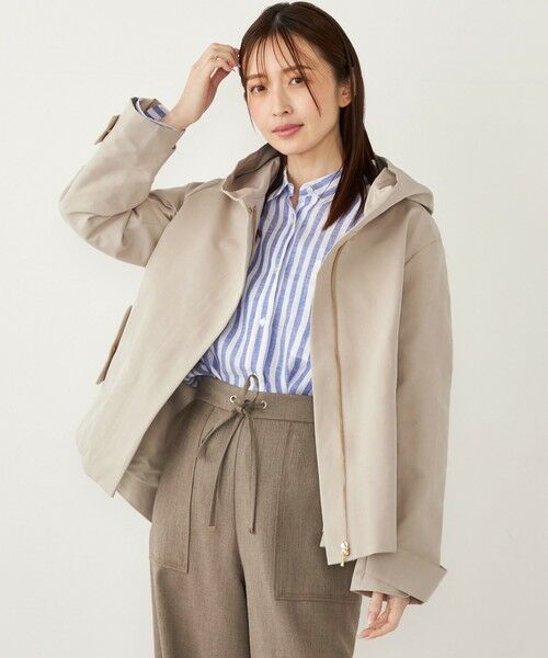 SHIPS / シップス その他アウター | SHIPS Colors:〈手洗い可能〉フードカラー ショートコート | 詳細9