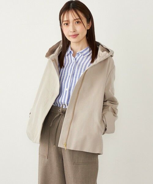 SHIPS / シップス その他アウター | SHIPS Colors:〈手洗い可能〉フードカラー ショートコート | 詳細10