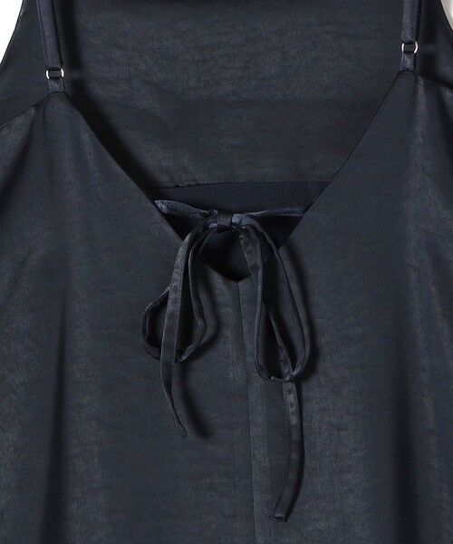 SHIPS / シップス ロング・マキシ丈ワンピース | SHIPS Colors:〈手洗い可能〉サテン バックリボン キャミワンピース | 詳細20