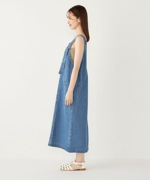 SHIPS / シップス ロング・マキシ丈ワンピース | SHIPS Colors:〈洗濯機可能〉デニム ジャンパースカート | 詳細12