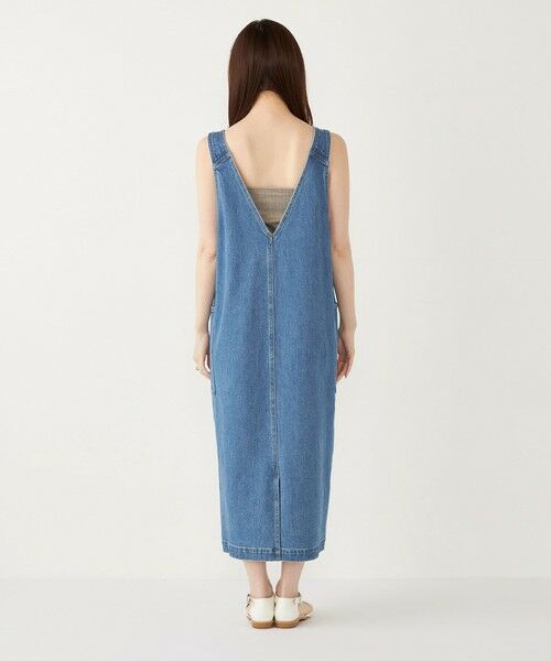 SHIPS / シップス ロング・マキシ丈ワンピース | SHIPS Colors:〈洗濯機可能〉デニム ジャンパースカート | 詳細13