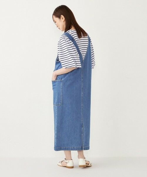 SHIPS / シップス ロング・マキシ丈ワンピース | SHIPS Colors:〈洗濯機可能〉デニム ジャンパースカート | 詳細17
