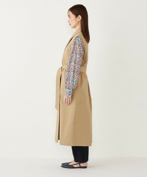 SHIPS / シップス ロング・マキシ丈ワンピース | SHIPS Colors:〈手洗い可能〉トレンチ 2WAY ジレ ワンピース | 詳細14