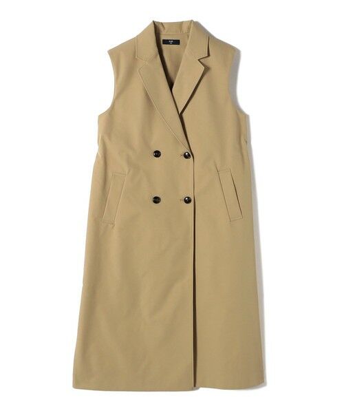 SHIPS / シップス ロング・マキシ丈ワンピース | SHIPS Colors:〈手洗い可能〉トレンチ 2WAY ジレ ワンピース | 詳細2