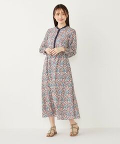SHIPS / シップス ロング・マキシ丈ワンピース | SHIPS Colors:〈手洗い可能〉MULHOUSE フラワープリント ワンピース