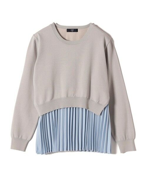 SHIPS / シップス ニット・セーター | SHIPS Colors:〈手洗い可能〉ヘムプリーツ ドッキング ニット | 詳細1