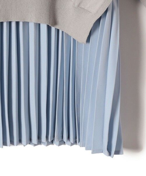 SHIPS / シップス ニット・セーター | SHIPS Colors:〈手洗い可能〉ヘムプリーツ ドッキング ニット | 詳細4