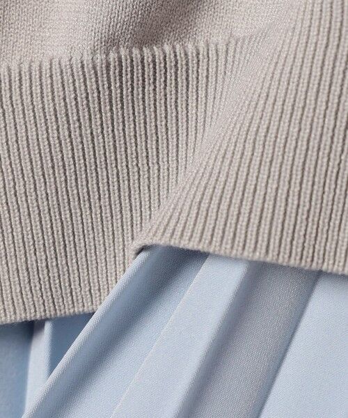 SHIPS / シップス ニット・セーター | SHIPS Colors:〈手洗い可能〉ヘムプリーツ ドッキング ニット | 詳細6