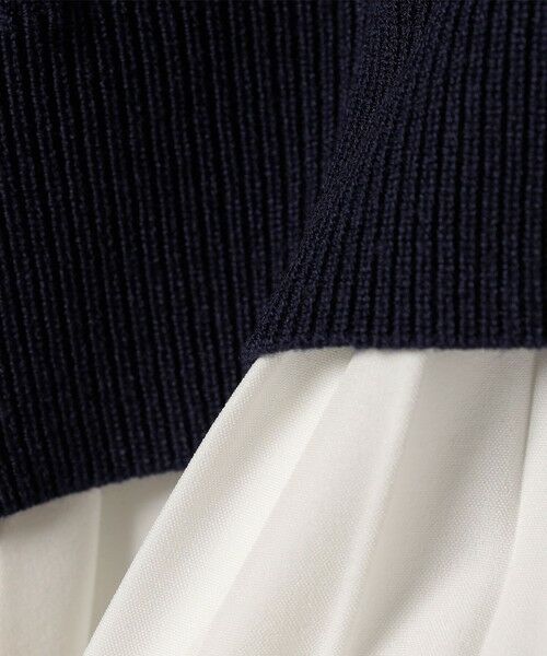 SHIPS / シップス ニット・セーター | SHIPS Colors:〈手洗い可能〉ヘムプリーツ ドッキング ニット | 詳細19