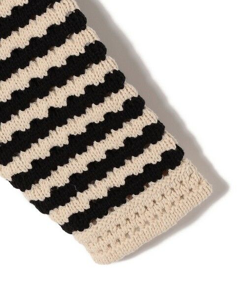 SHIPS / シップス カーディガン・ボレロ | SHIPS Colors:〈手洗い可能〉柄編み ノーカラー ニット ジャケット | 詳細6