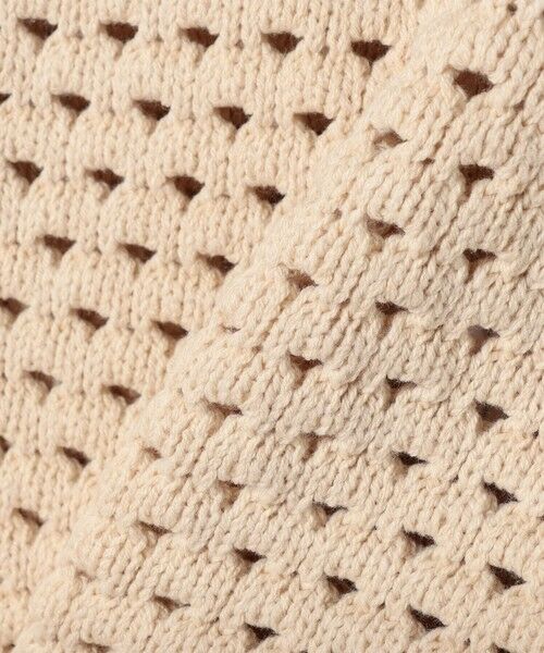 SHIPS / シップス カーディガン・ボレロ | SHIPS Colors:〈手洗い可能〉柄編み ノーカラー ニット ジャケット | 詳細18