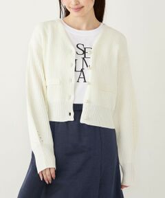 SHIPS / シップス カーディガン・ボレロ | SHIPS Colors:〈手洗い可能〉Vネック パールモチーフボタン カーディガン