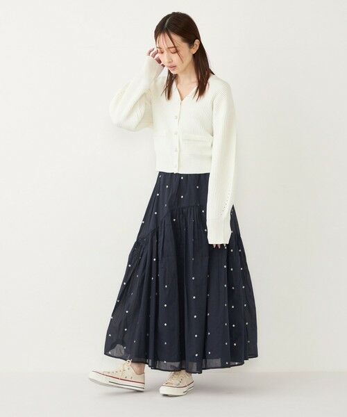 SHIPS / シップス カーディガン・ボレロ | SHIPS Colors:〈手洗い可能〉Vネック パールモチーフボタン カーディガン | 詳細22