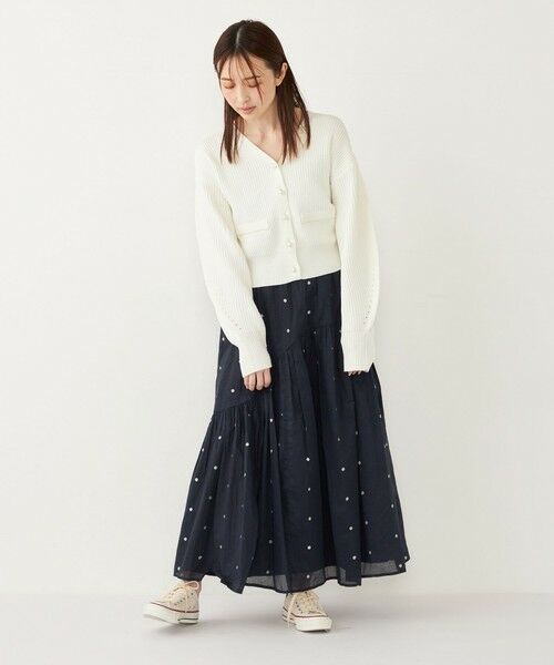 SHIPS / シップス カーディガン・ボレロ | SHIPS Colors:〈手洗い可能〉Vネック パールモチーフボタン カーディガン | 詳細23
