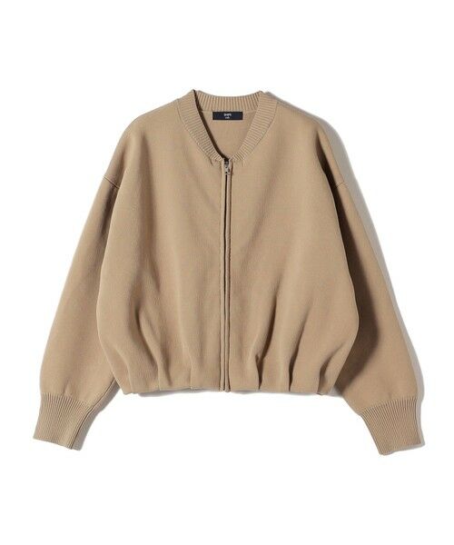 SHIPS for women/シップスウィメン SHIPS Colors:〈手洗い可能〉タック ニット ブルゾン 2 ベージュ ONE SIZE SHIPS for women/シップスウィメン SHIPS Colors:〈手洗い可能〉タック ニット ブルゾン 2 ベージュ ONE SIZE