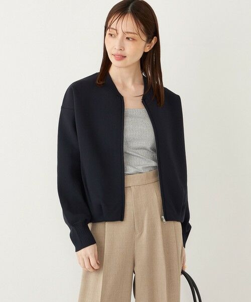 SHIPS / シップス カーディガン・ボレロ | SHIPS Colors:〈手洗い可能〉タック ニット ブルゾン 2 | 詳細13