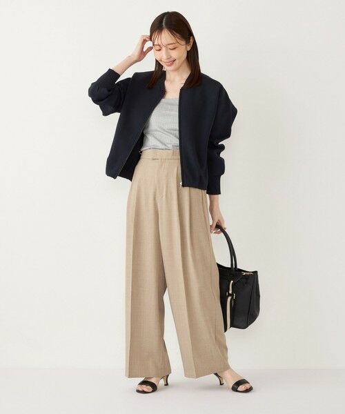 SHIPS / シップス カーディガン・ボレロ | SHIPS Colors:〈手洗い可能〉タック ニット ブルゾン 2 | 詳細17