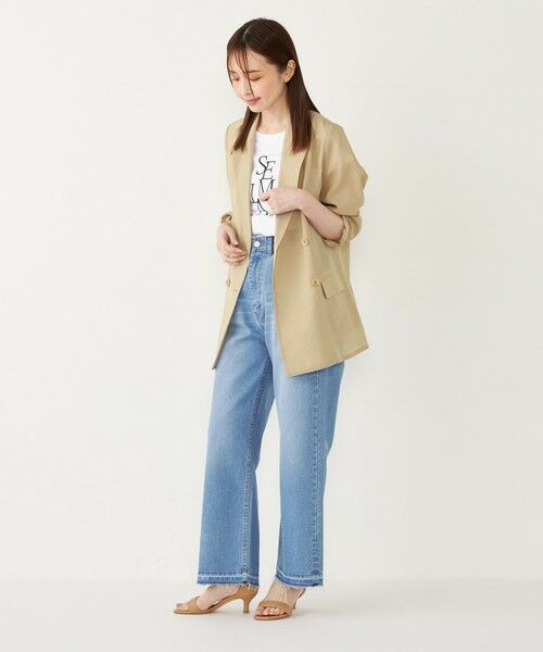 SHIPS / シップス テーラードジャケット | SHIPS Colors:〈手洗い可能〉シアー リネンライク ダブルジャケット◇ | 詳細29