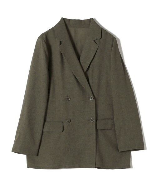 SHIPS Colors:〈手洗い可能〉シアー リネンライク ダブル