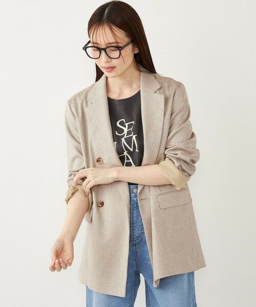 SHIPS / シップス テーラードジャケット | SHIPS Colors:〈手洗い可能〉ダブルボタン ジャケット◇ | 詳細4