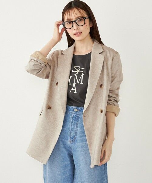 SHIPS / シップス テーラードジャケット | SHIPS Colors:〈手洗い可能〉ダブルボタン ジャケット◇ | 詳細6