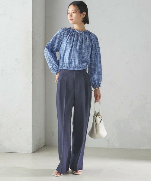 SHIPS / シップス シャツ・ブラウス | 〈手洗い可能〉DEVEAUX サッカー チェック リボン ブラウス | 詳細14