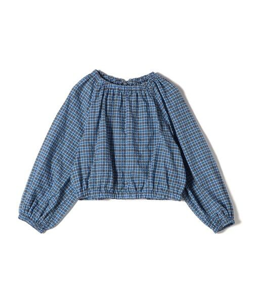 SHIPS / シップス シャツ・ブラウス | 〈手洗い可能〉DEVEAUX サッカー チェック リボン ブラウス | 詳細30