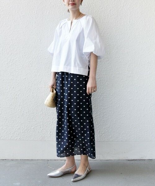 SHIPS / シップス シャツ・ブラウス | 〈手洗い可能〉ストライプ バルーン ブラウス | 詳細2