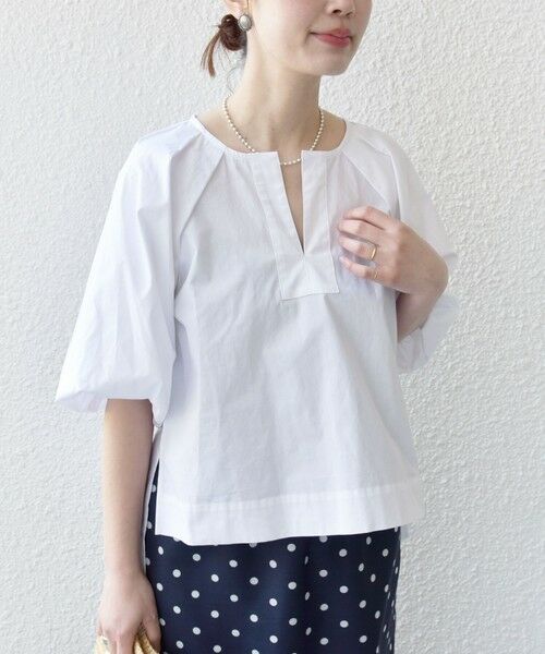 SHIPS / シップス シャツ・ブラウス | 〈手洗い可能〉ストライプ バルーン ブラウス | 詳細7